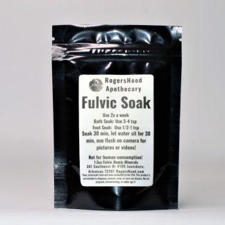 Fulvic Soak Fulvic acid soak heavy metal detox